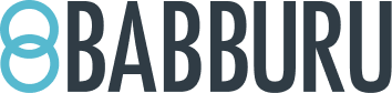 White logo of Babburu