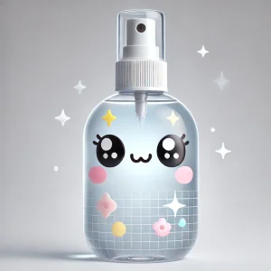 All-surface spray with a cute face