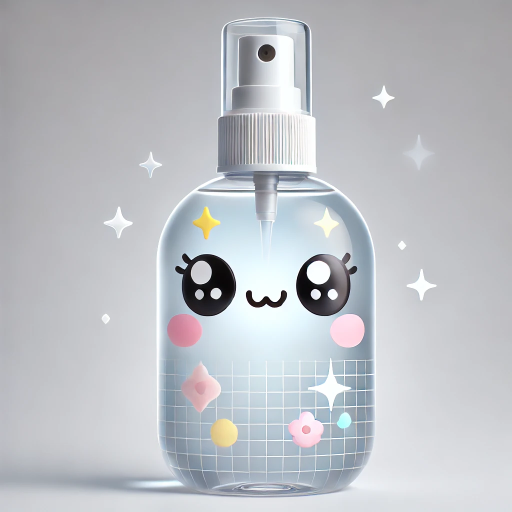 All-surface spray with a cute face