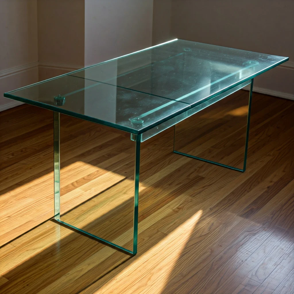 glass table